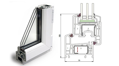 Балконный блок 1500 x 2200 - REHAU Delight-Design 32 мм Томилино