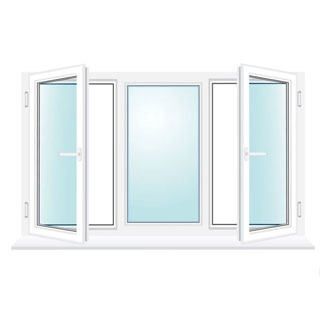 Окно ПВХ 2050 x 1415 - REHAU Delight-Design 40 мм Томилино